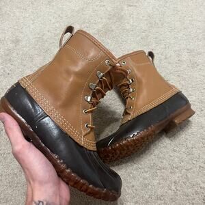 L.L. Bean Gore-Tex Thinsulate Maine Hunting Shoes Duck Boots Size 7M